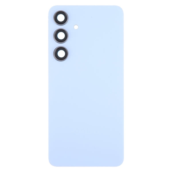 Rear Glass Battery Back Cover with Camera Lens For Samsung Galaxy S24 Sapphire Blue